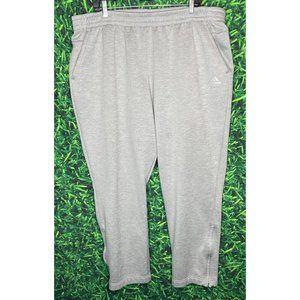 Adidas Team Issued Mens 2XL Gray Athletic Jogger Sweatpants Active Pants Pockets